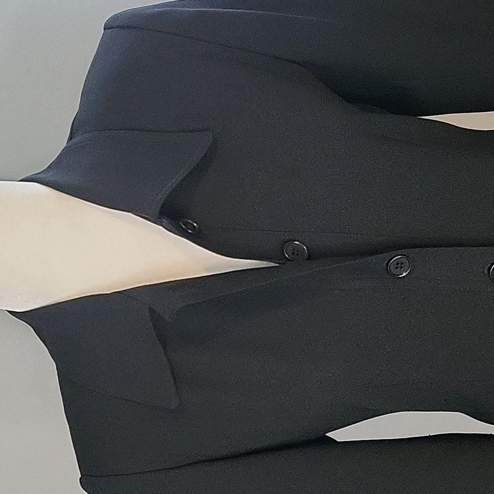 Talbots Petites Black Button Down Wrinkle Resista… - image 4